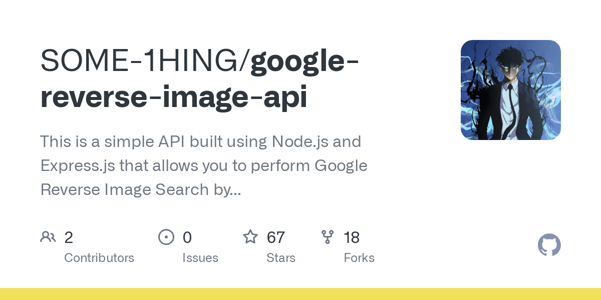 google reverse image api