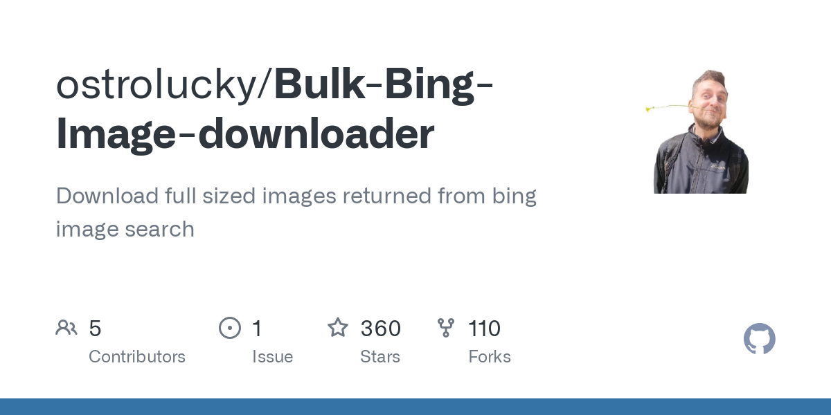 Bulk Bing Image downloader