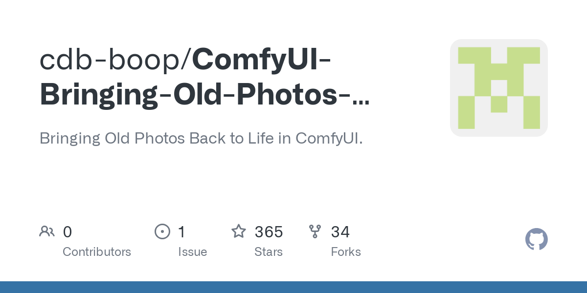 ComfyUI Bringing Old Photos Back to Life