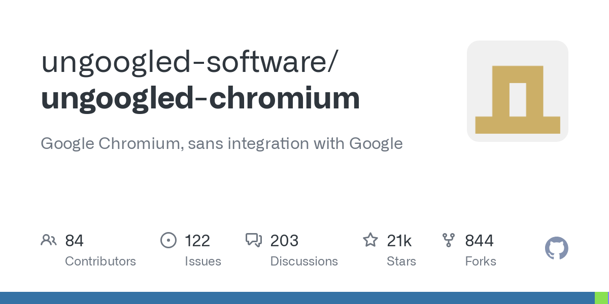 ungoogled chromium