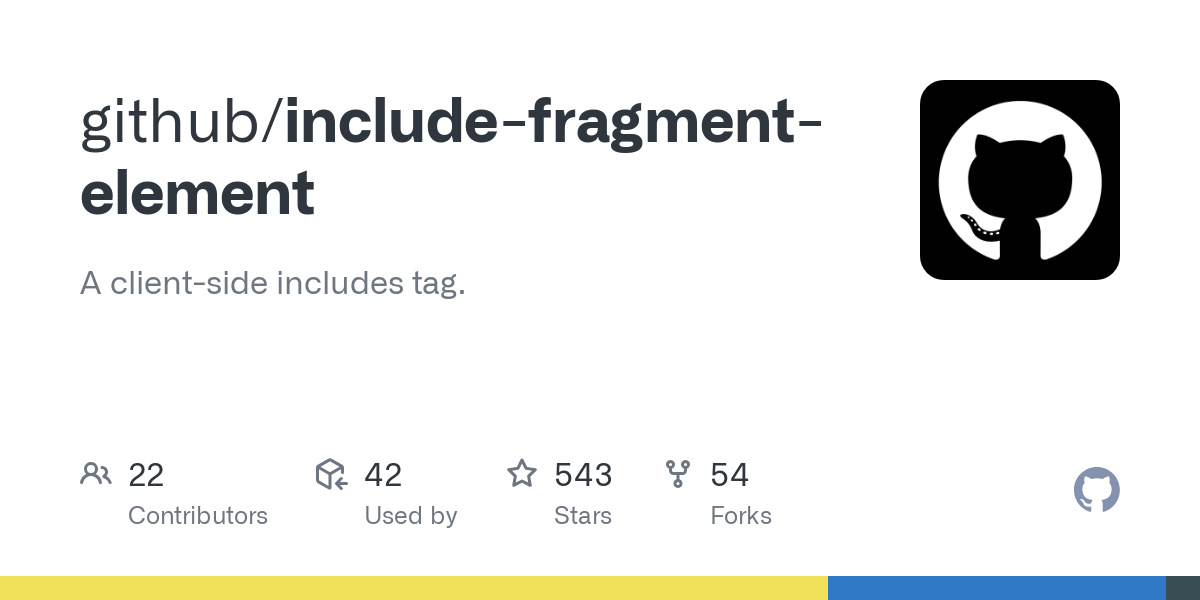 include fragment element