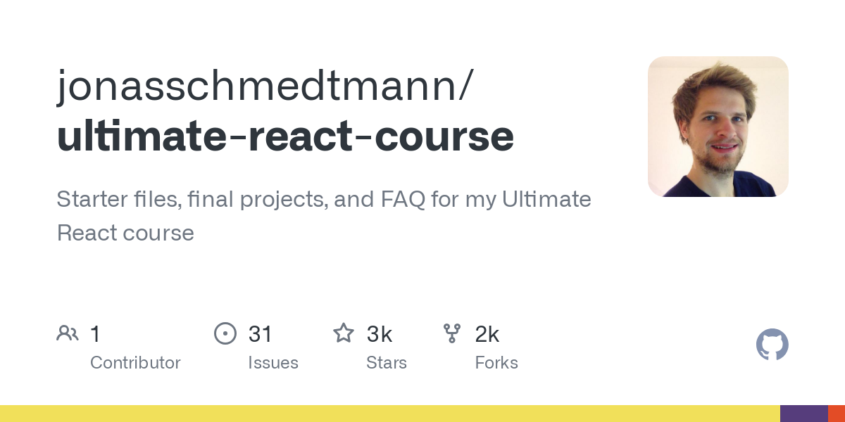 ultimate react course