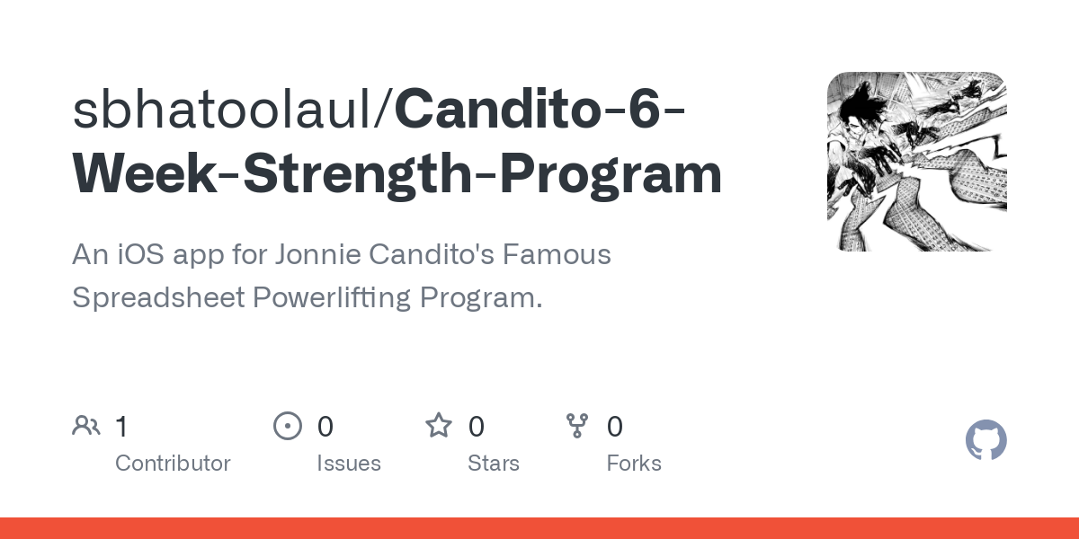 Candito 6 Week Strength Program