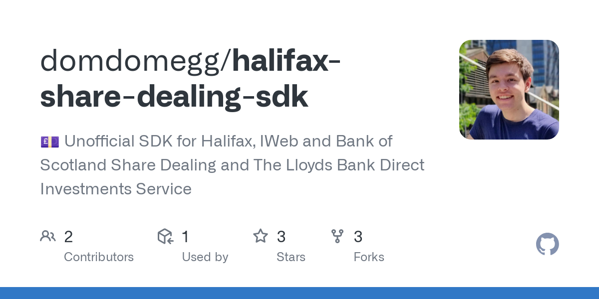 halifax share dealing sdk