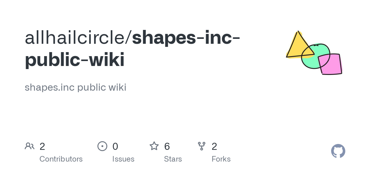 shapes inc public wiki