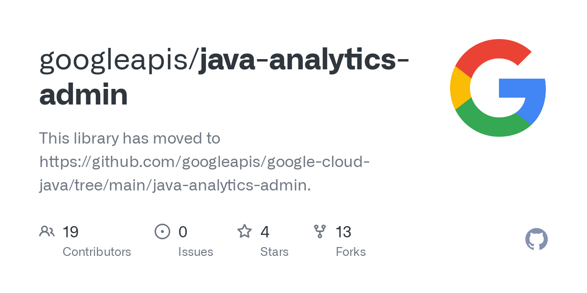 java analytics admin