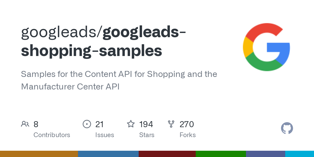 googleads shopping samples