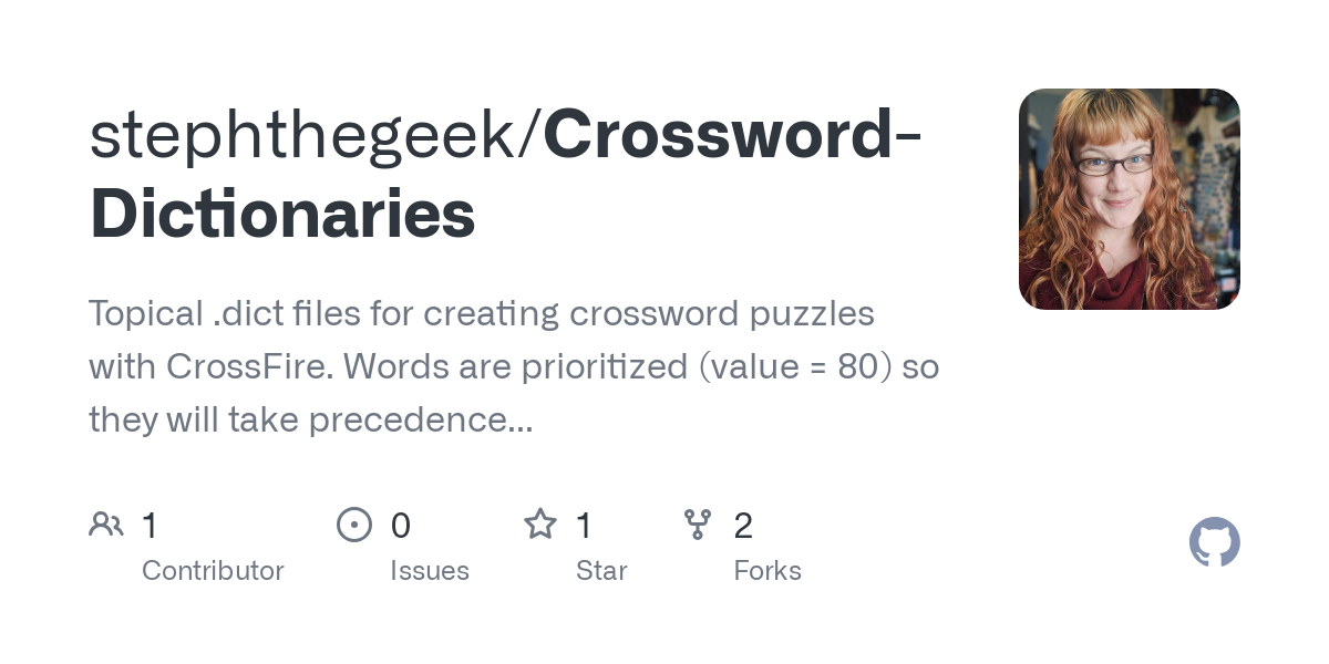 Crossword Dictionaries