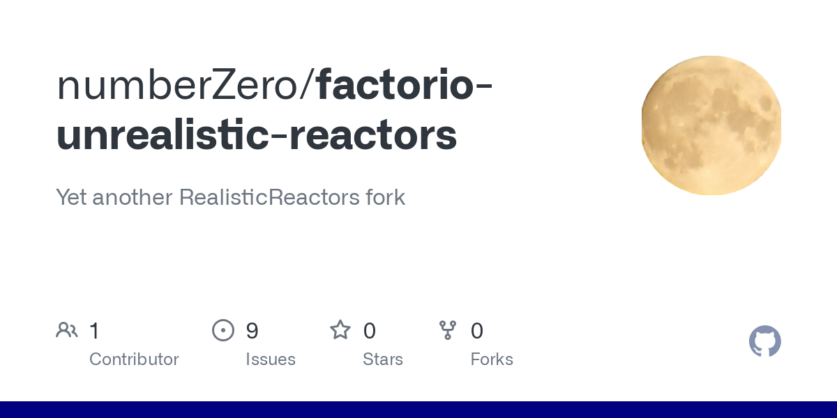 factorio unrealistic reactors