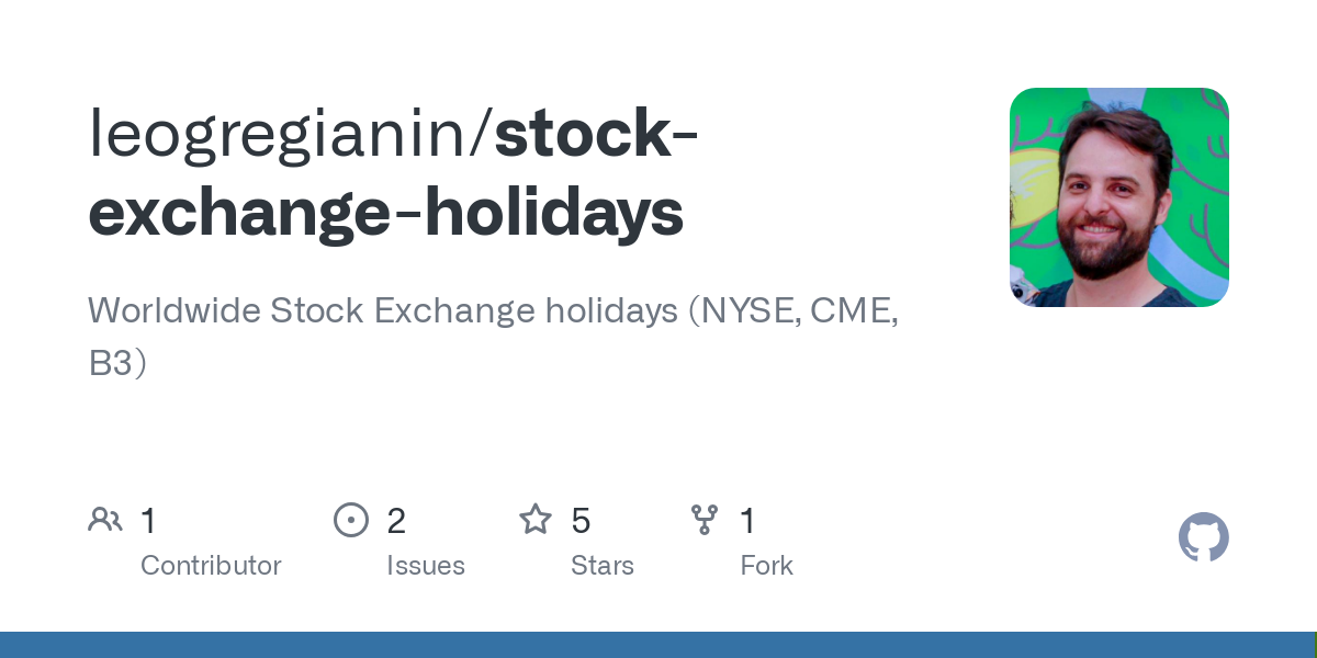 stock exchange holidays