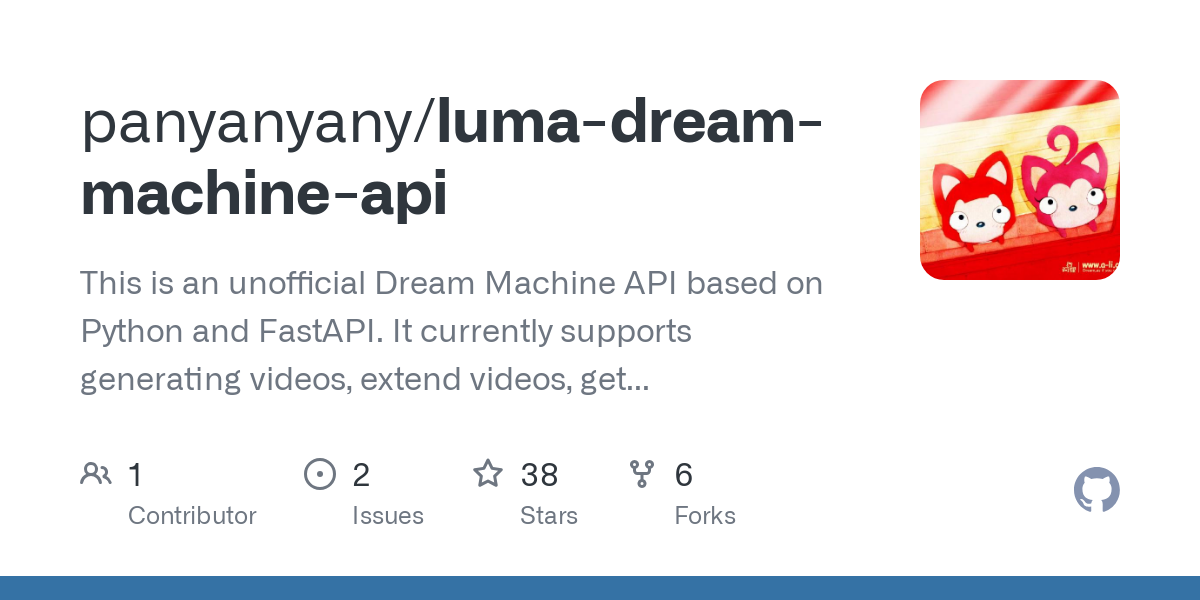 luma dream machine api