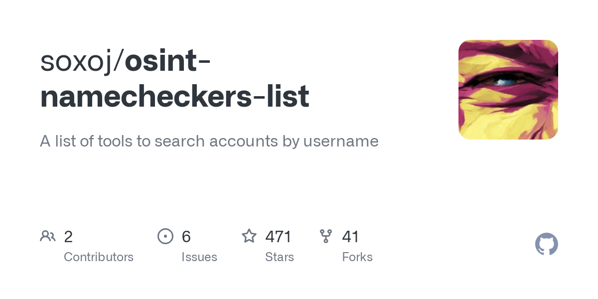 osint namecheckers list