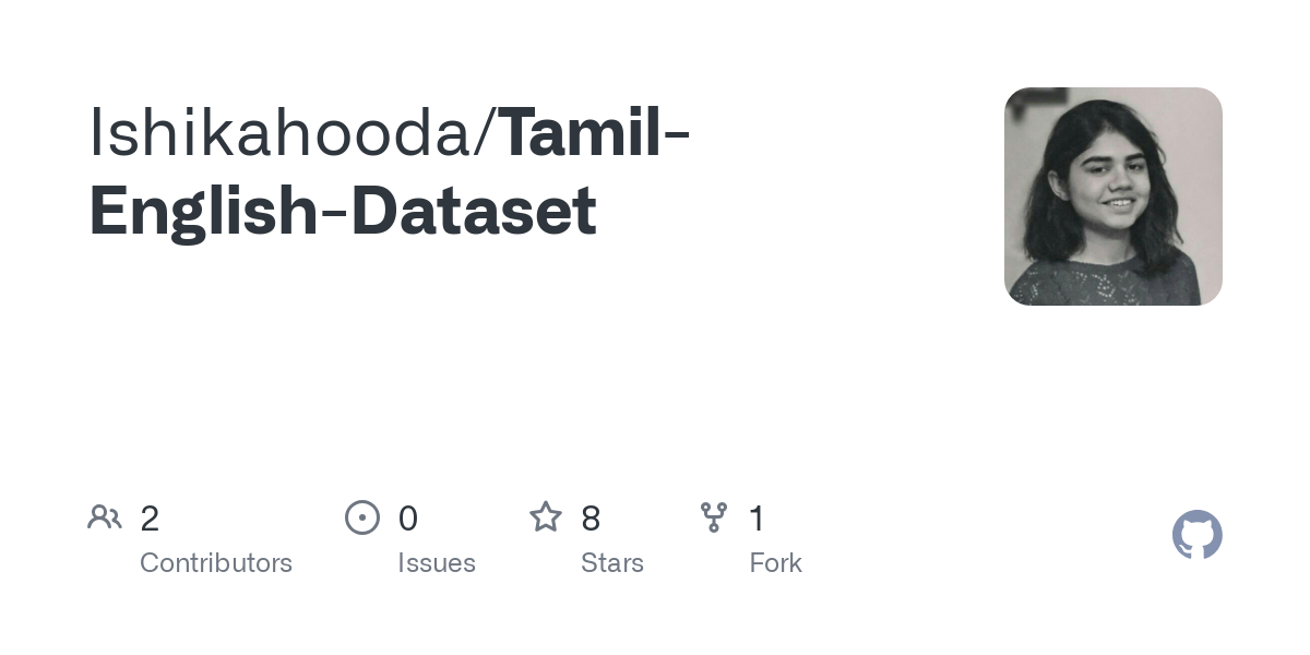 Tamil English Dataset