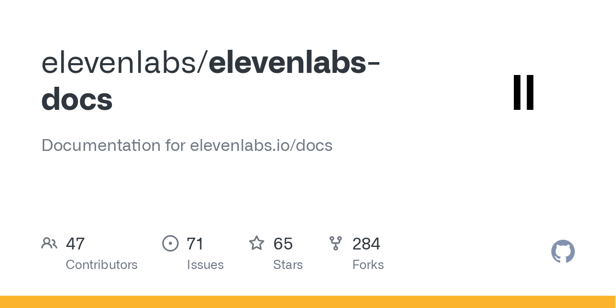 elevenlabs docs