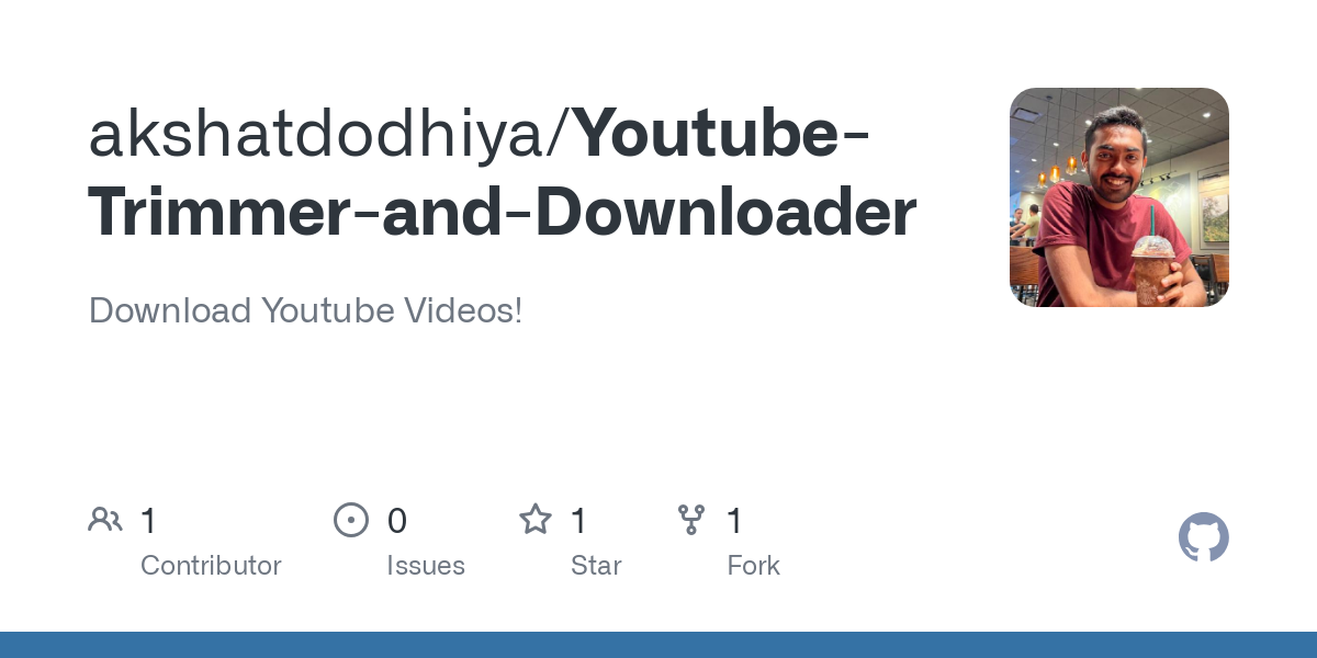 Youtube Trimmer and Downloader