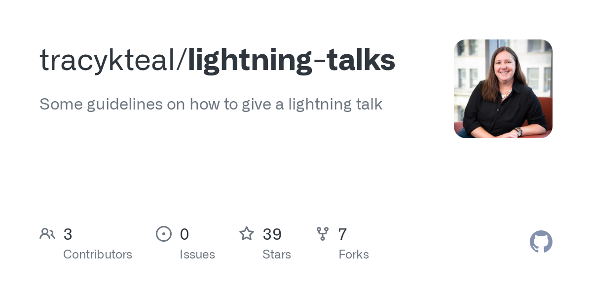 lightning talks