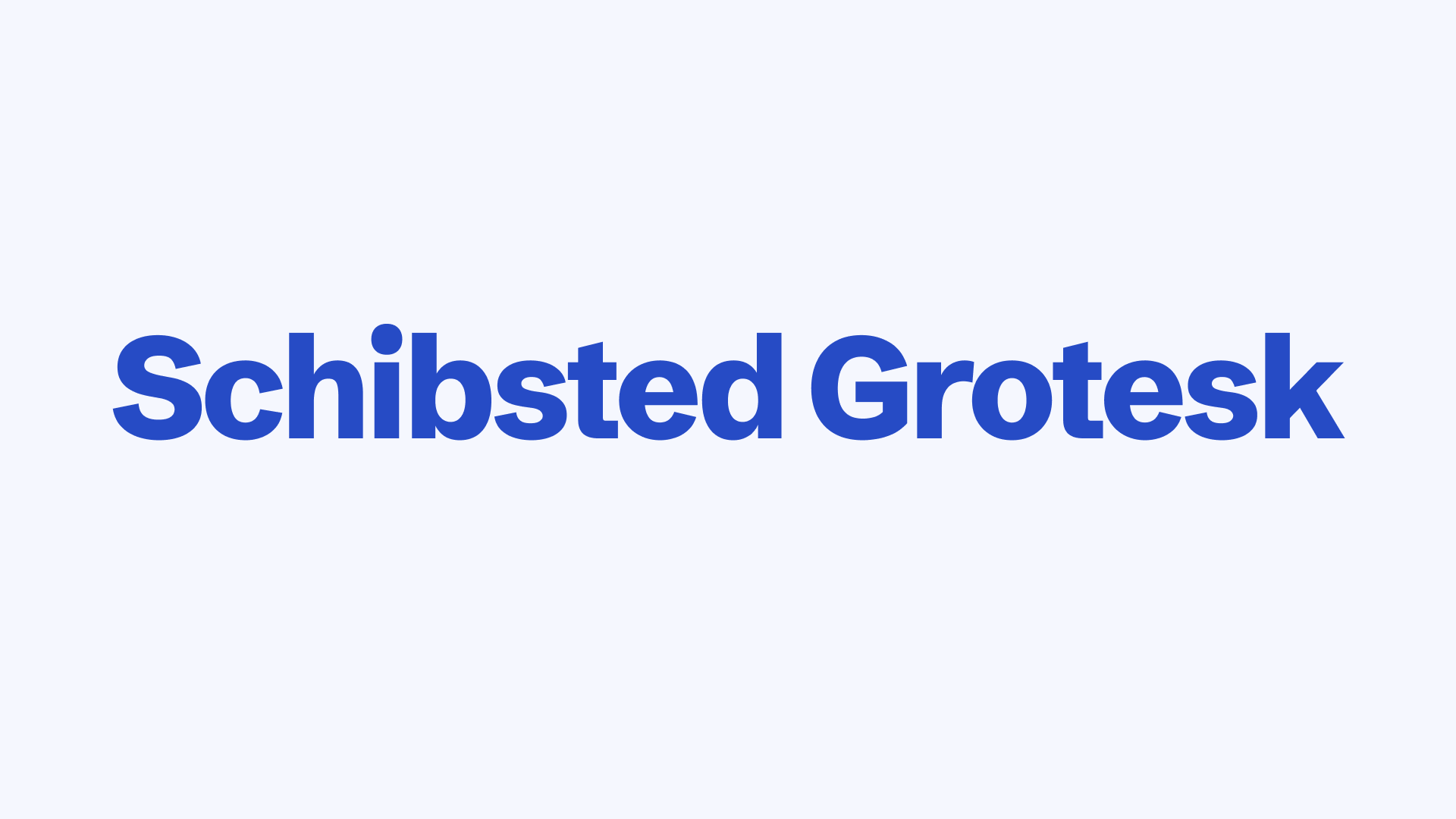 Schibsted Grotesk