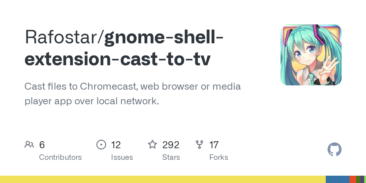 gnome shell extension cast to tv