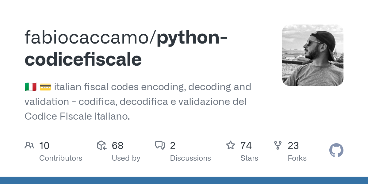 python codicefiscale