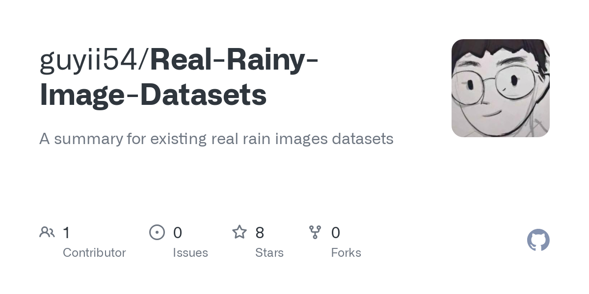 Real Rainy Image Datasets