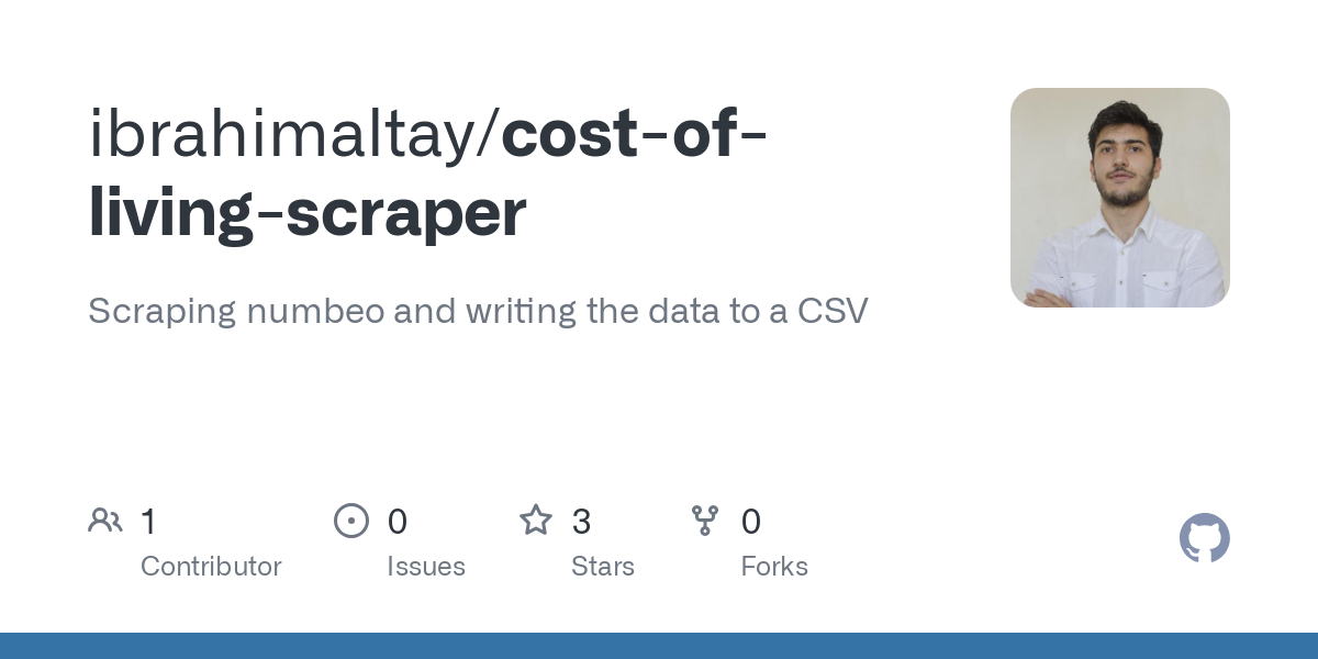 cost of living scraper