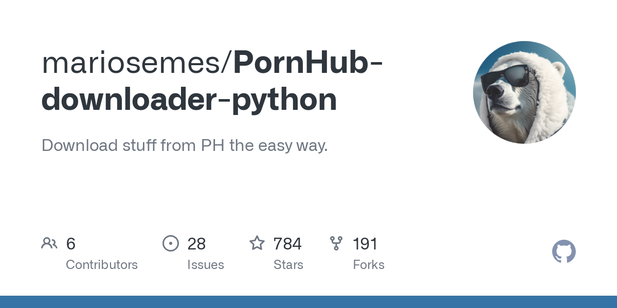 PornHub downloader python