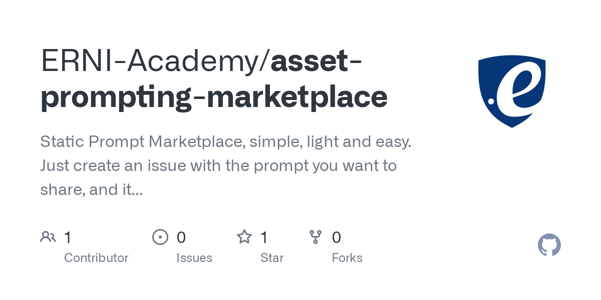 asset prompting marketplace