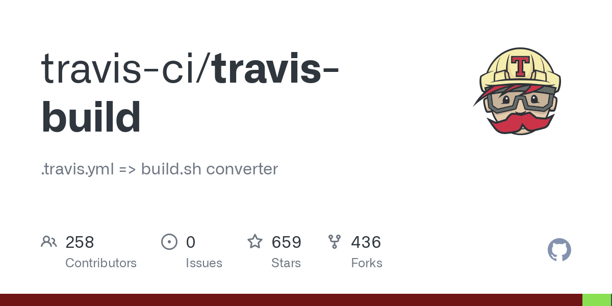 travis build