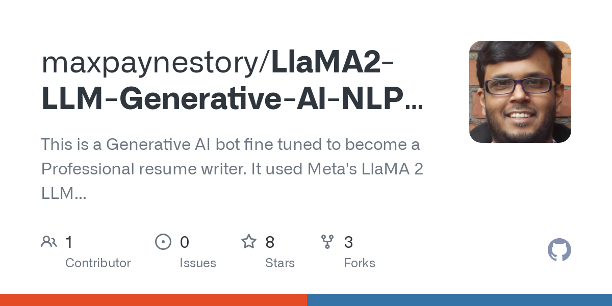 LlaMA2 LLM Generative AI NLP resume writer