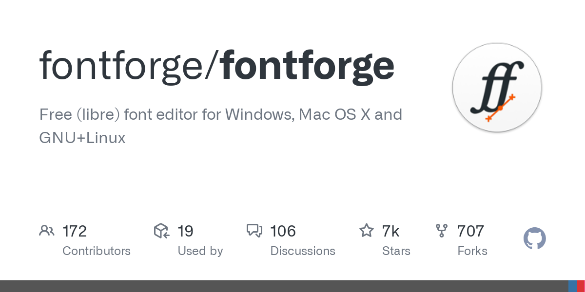 fontforge