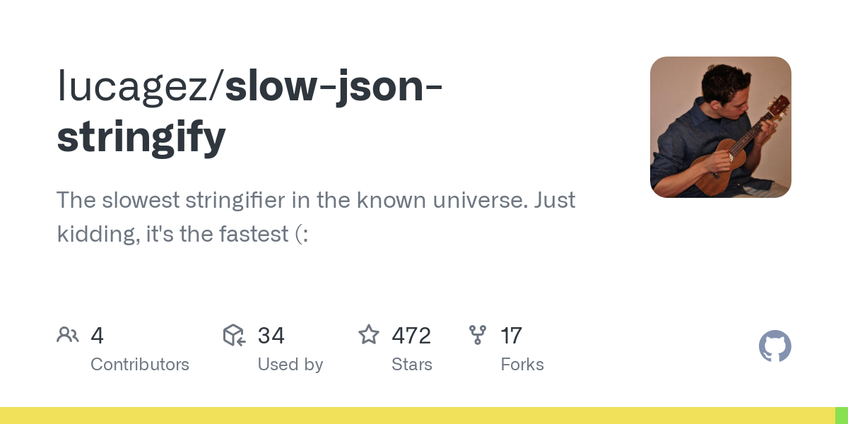 slow json stringify