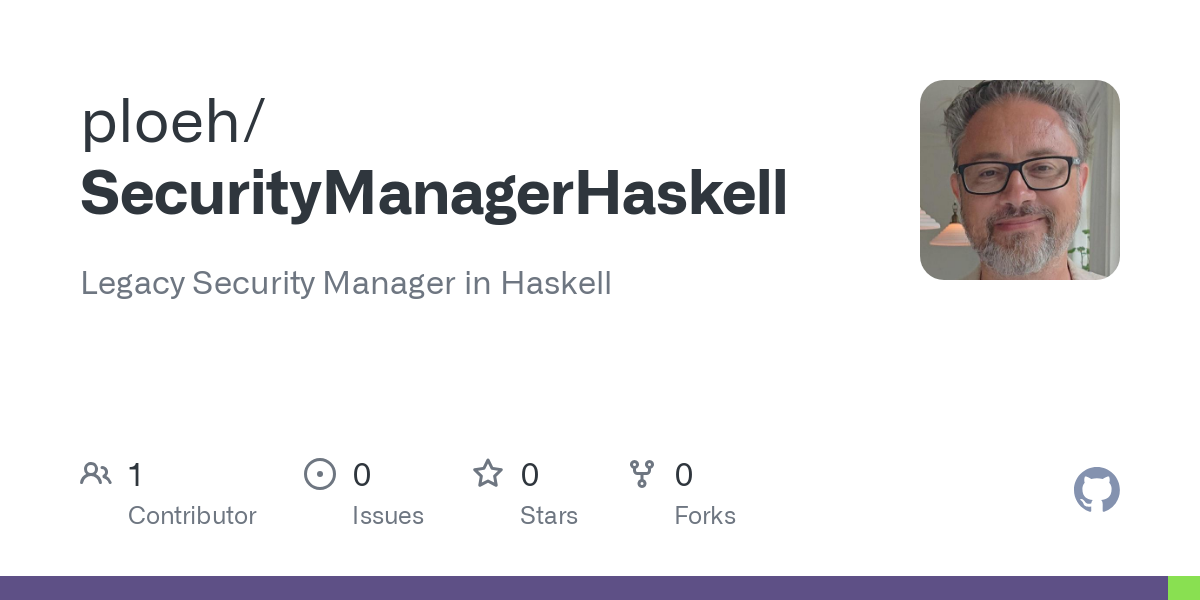 SecurityManagerHaskell