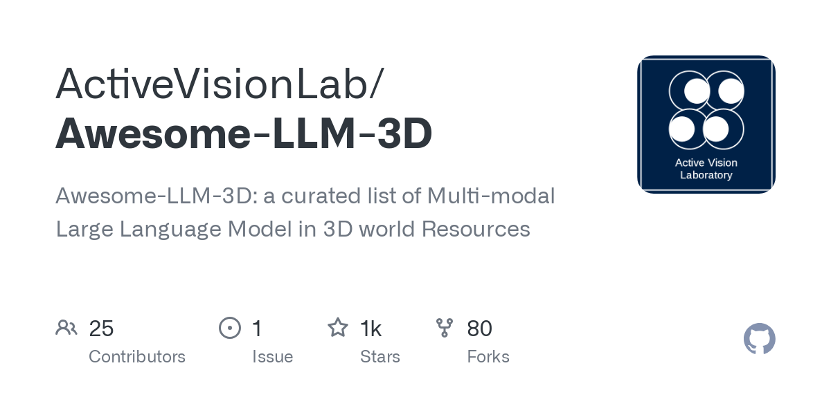 Awesome LLM 3D