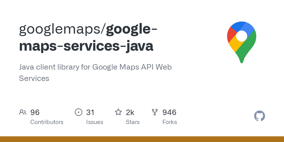 google maps services java