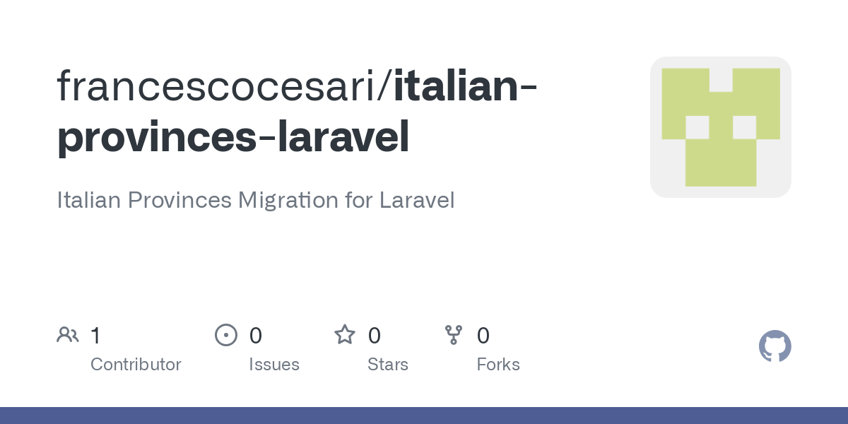 italian provinces laravel