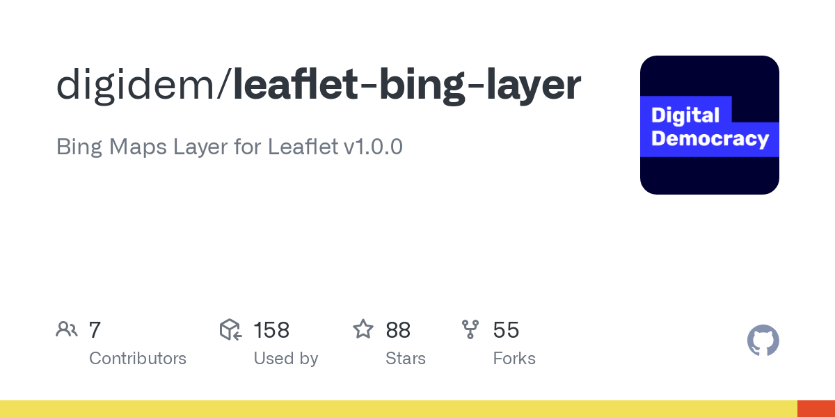 leaflet bing layer