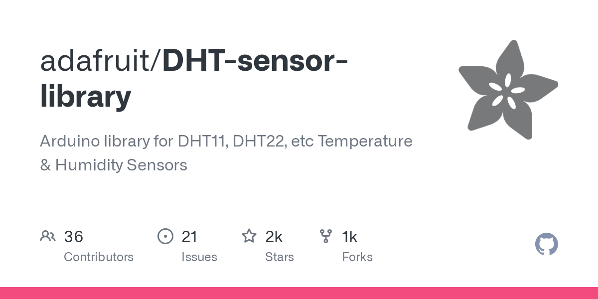 DHT sensor library