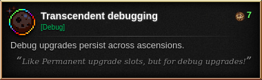 Transzendent Debugging