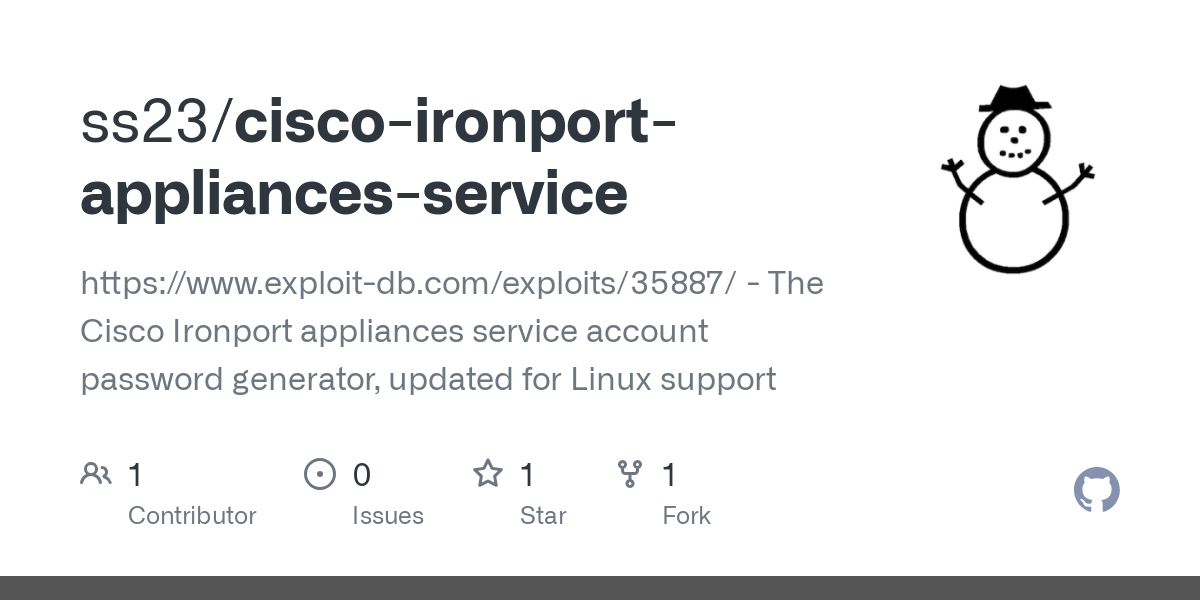 cisco ironport appliances service