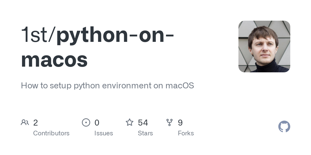 python on macos