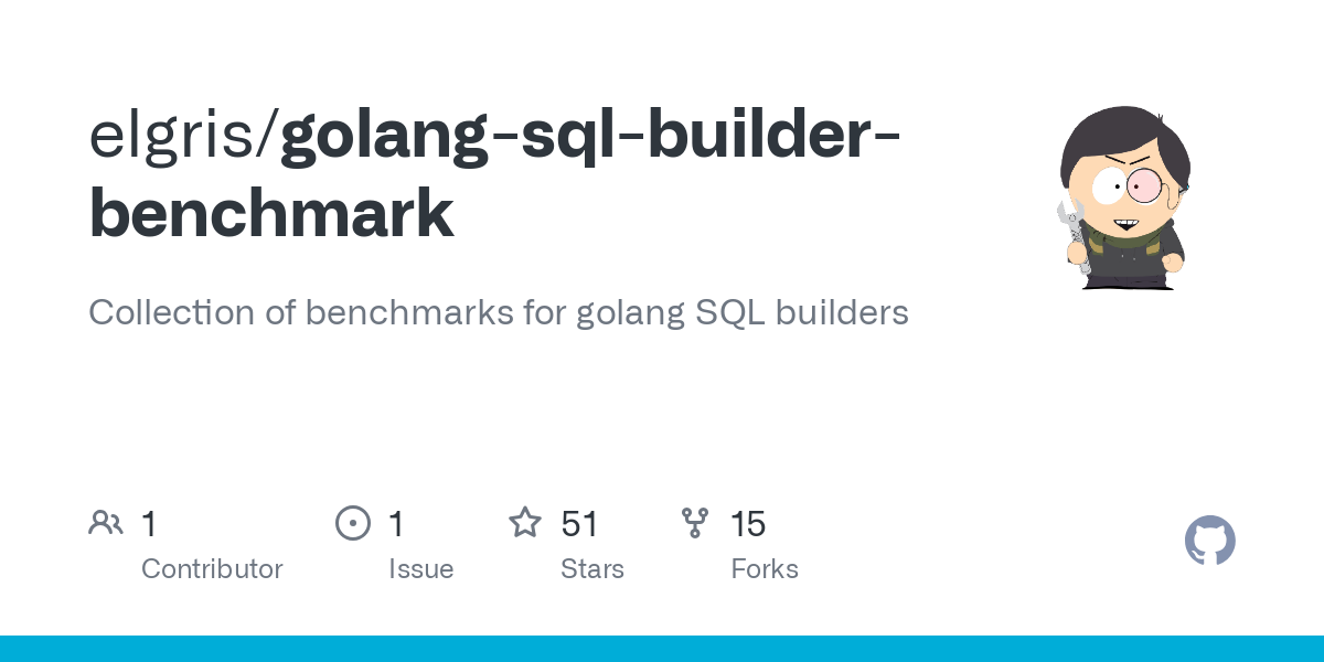 golang sql builder benchmark