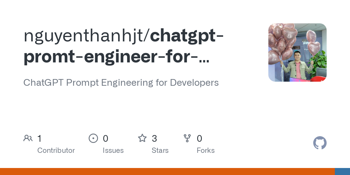 chatgpt promt engineer for developer