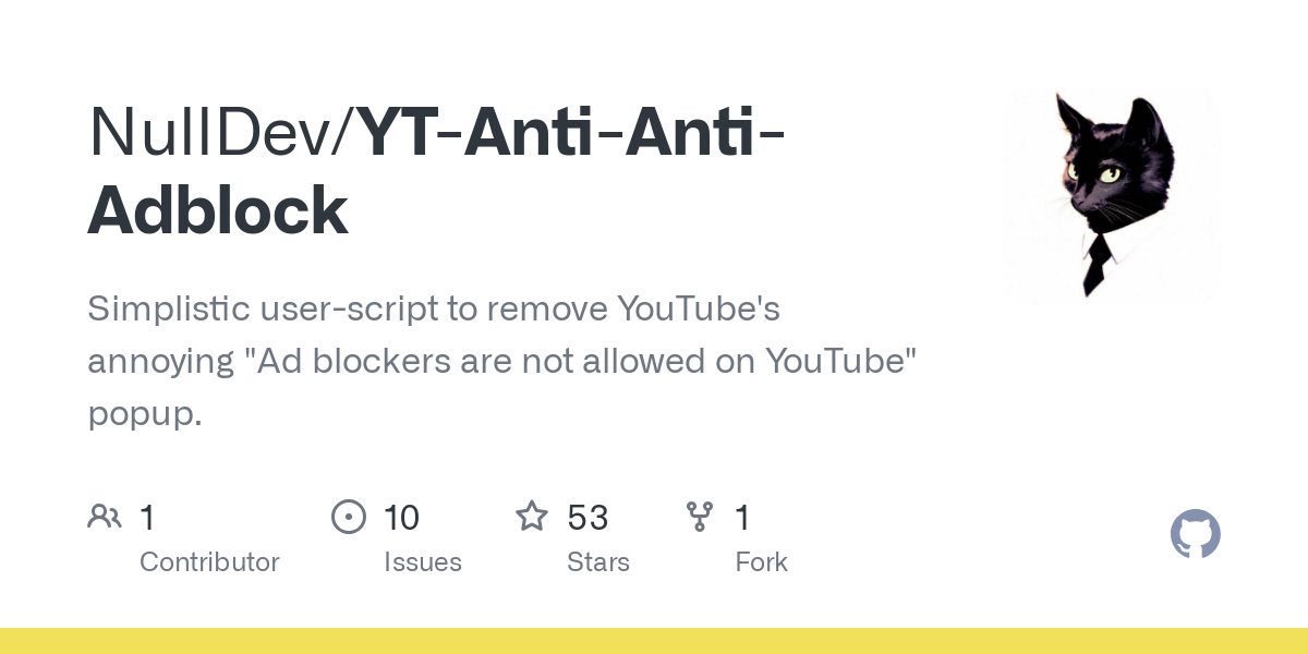 YT Anti Anti Adblock