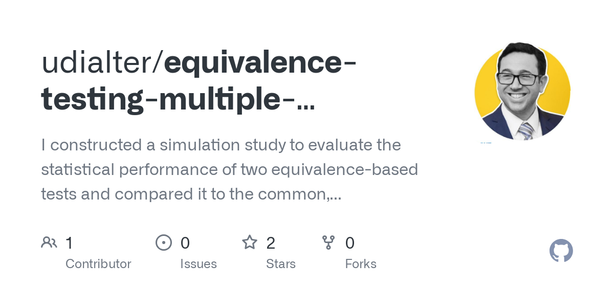 equivalence testing multiple regression