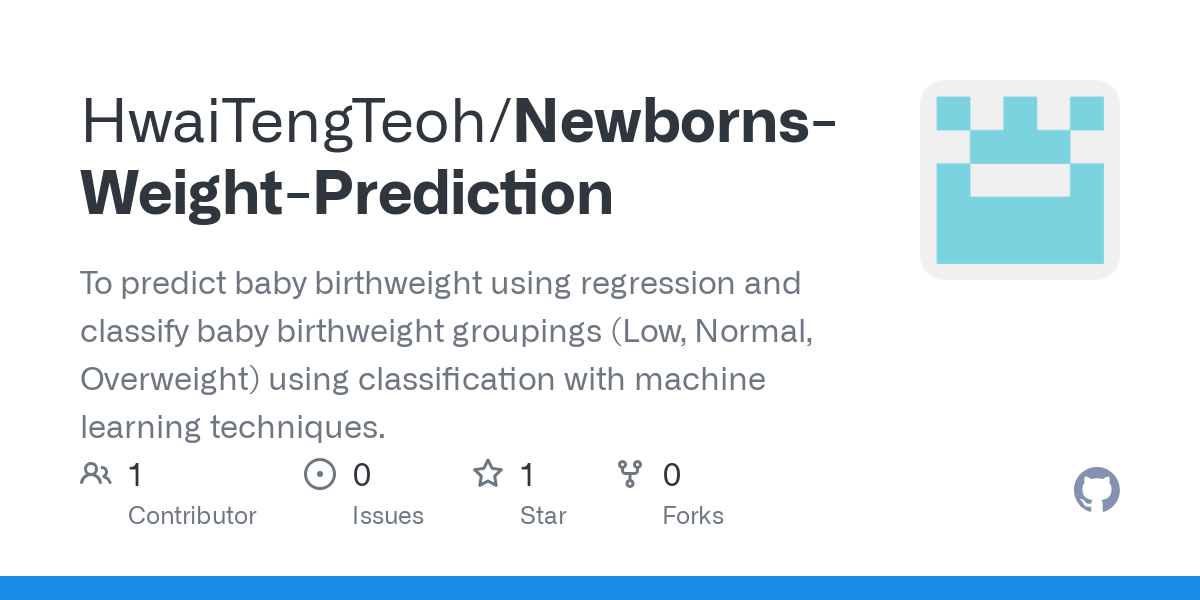 Newborns Weight Prediction