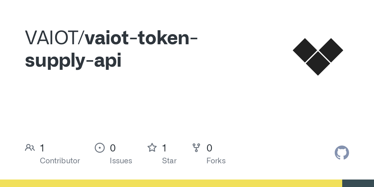 vaiot token supply api