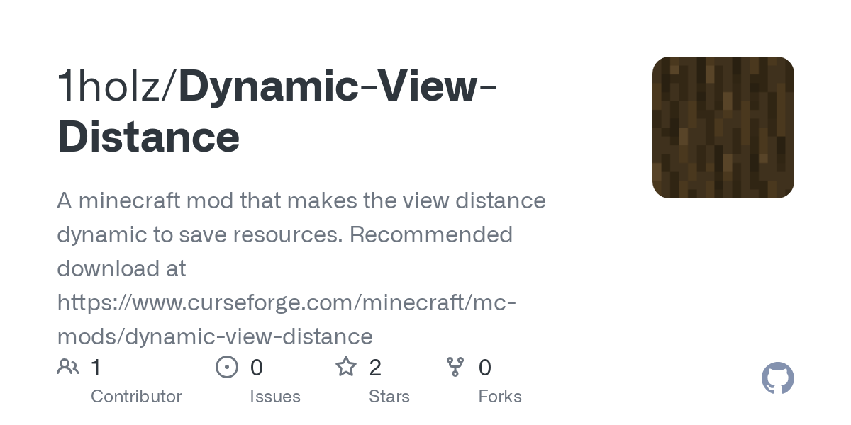 Dynamic View Distance