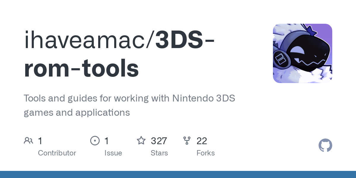 3DS rom tools