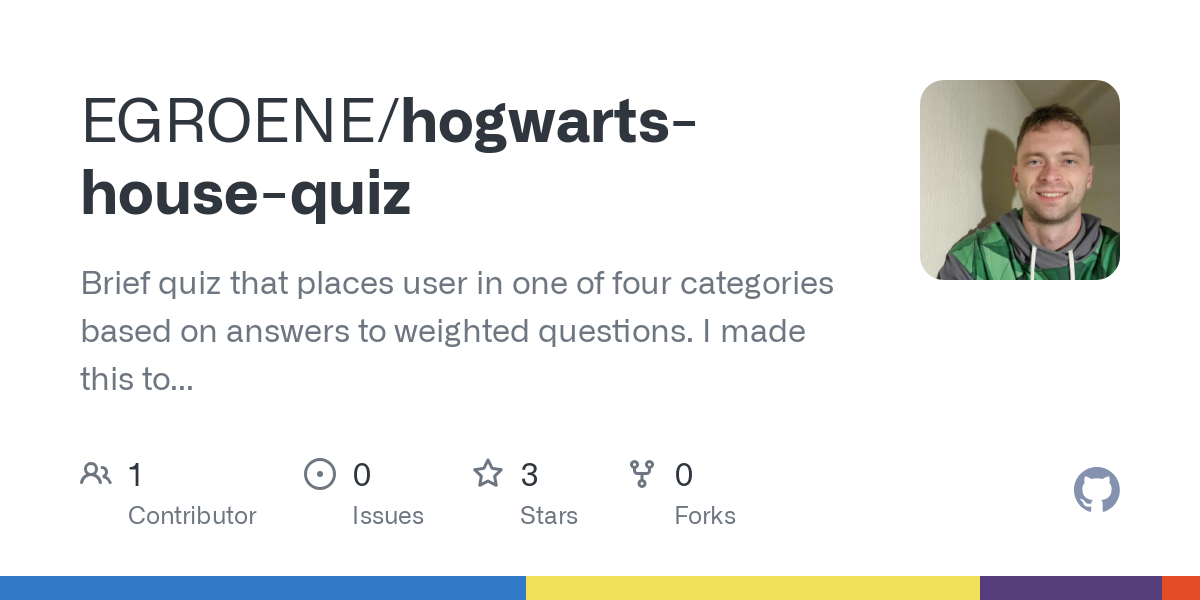 hogwarts house quiz