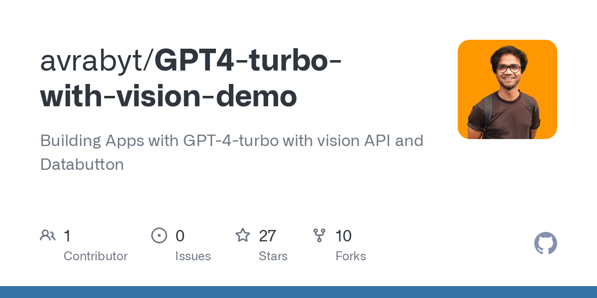 GPT4 turbo with vision demo